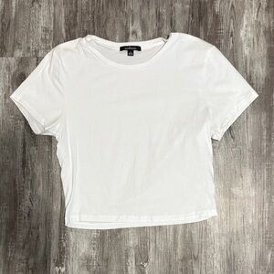 Ambiance Classic White Crop Top